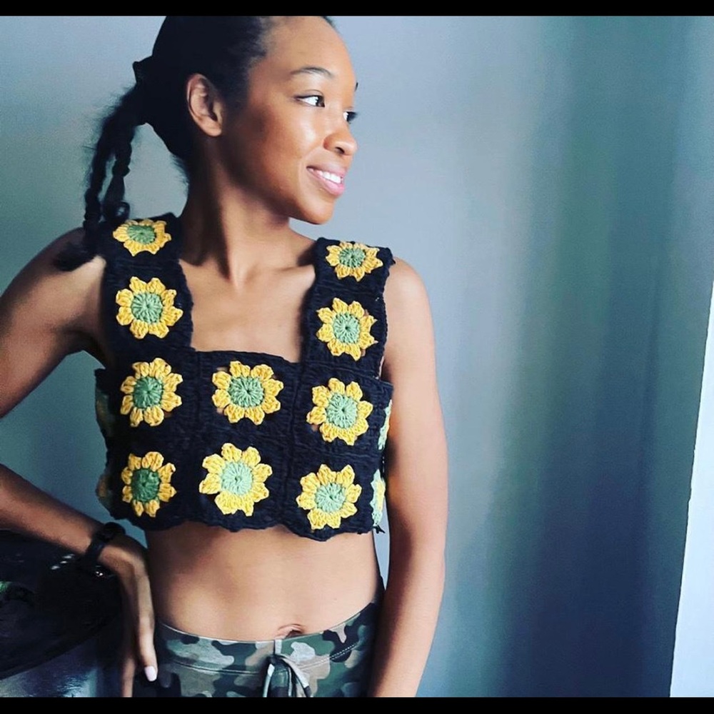Crochet Granny Square Top